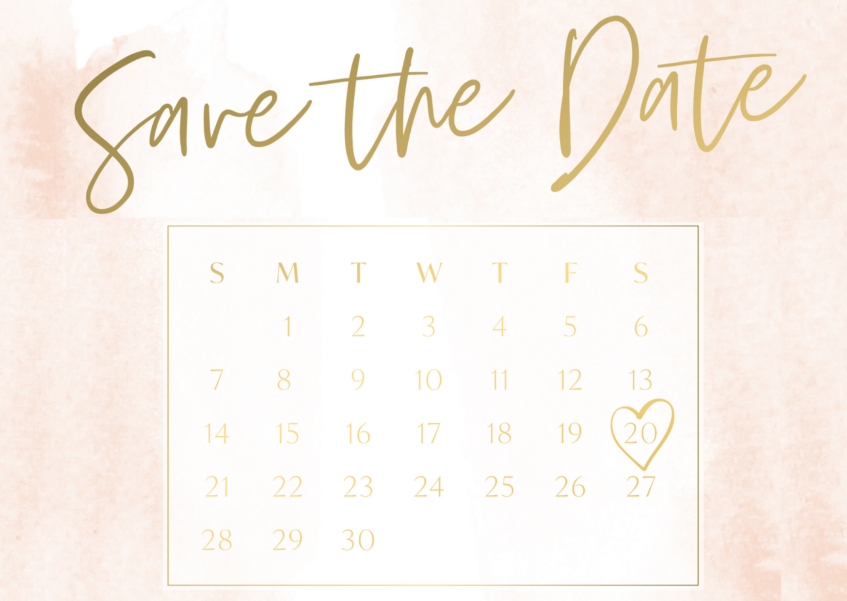 save the date stationery